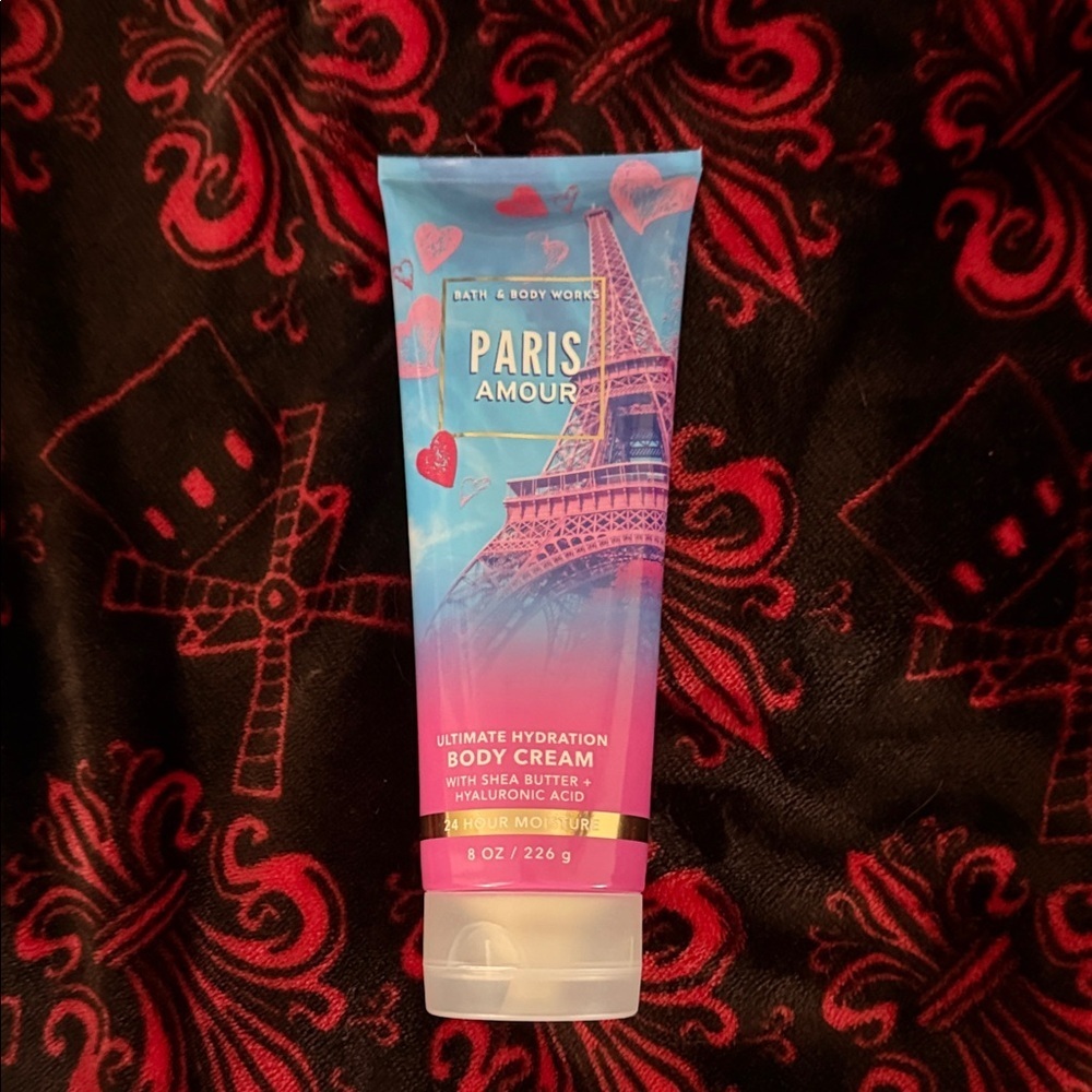 Bath & Body Works Paris Amour Body Cream - Pink and Blue